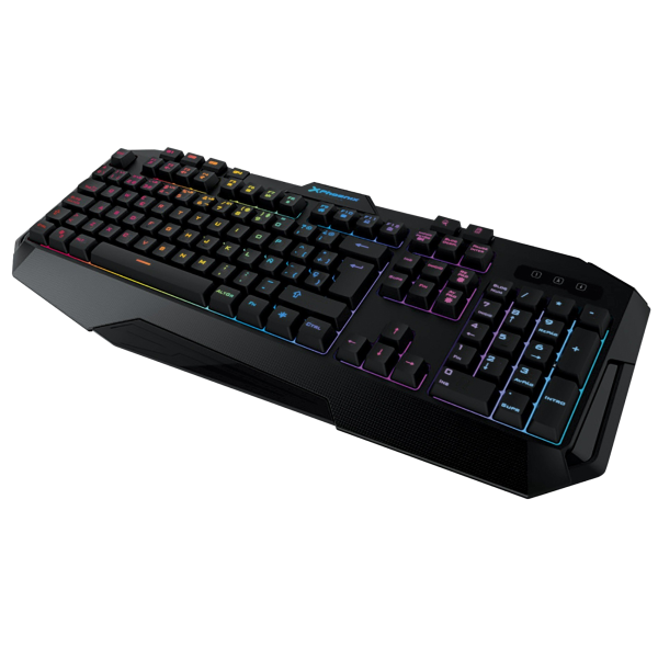 Teclado Gaming QWERTY con Cable, 9 Modos de Iluminación RGB, 12 Teclas Multimedia, Silencioso, Conexión USB, Anti Ghosting, Botones Macro - Imagen 3